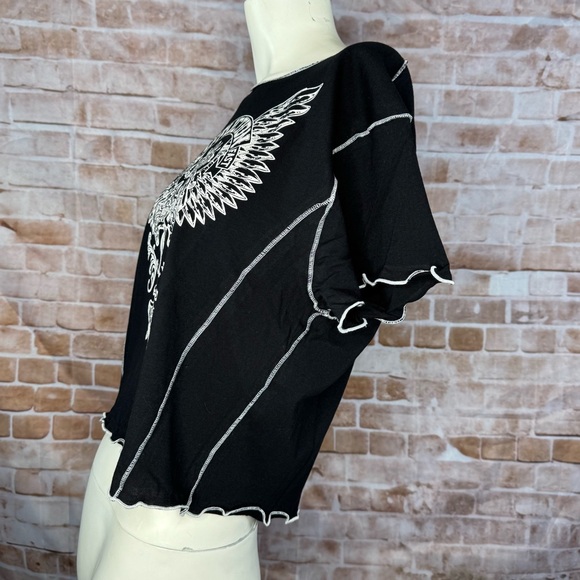 Affliction Women’s Graphic Baby Tee -Size: XL- NWOT - Picture 9 of 12